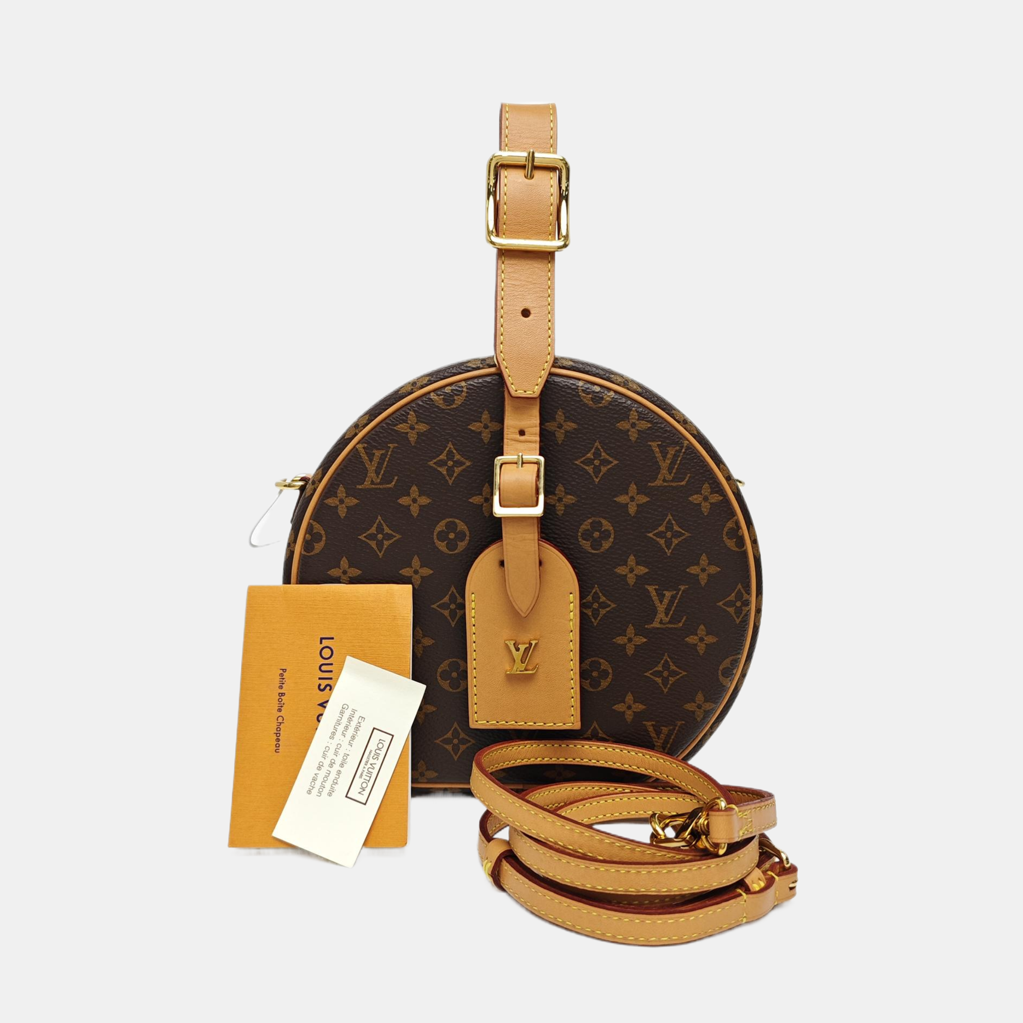 BOITE CHAPEAU PM Monogram Coated Canvas Brown