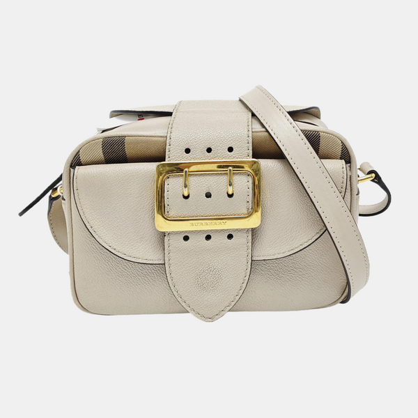 Buckle Calfskin Beige