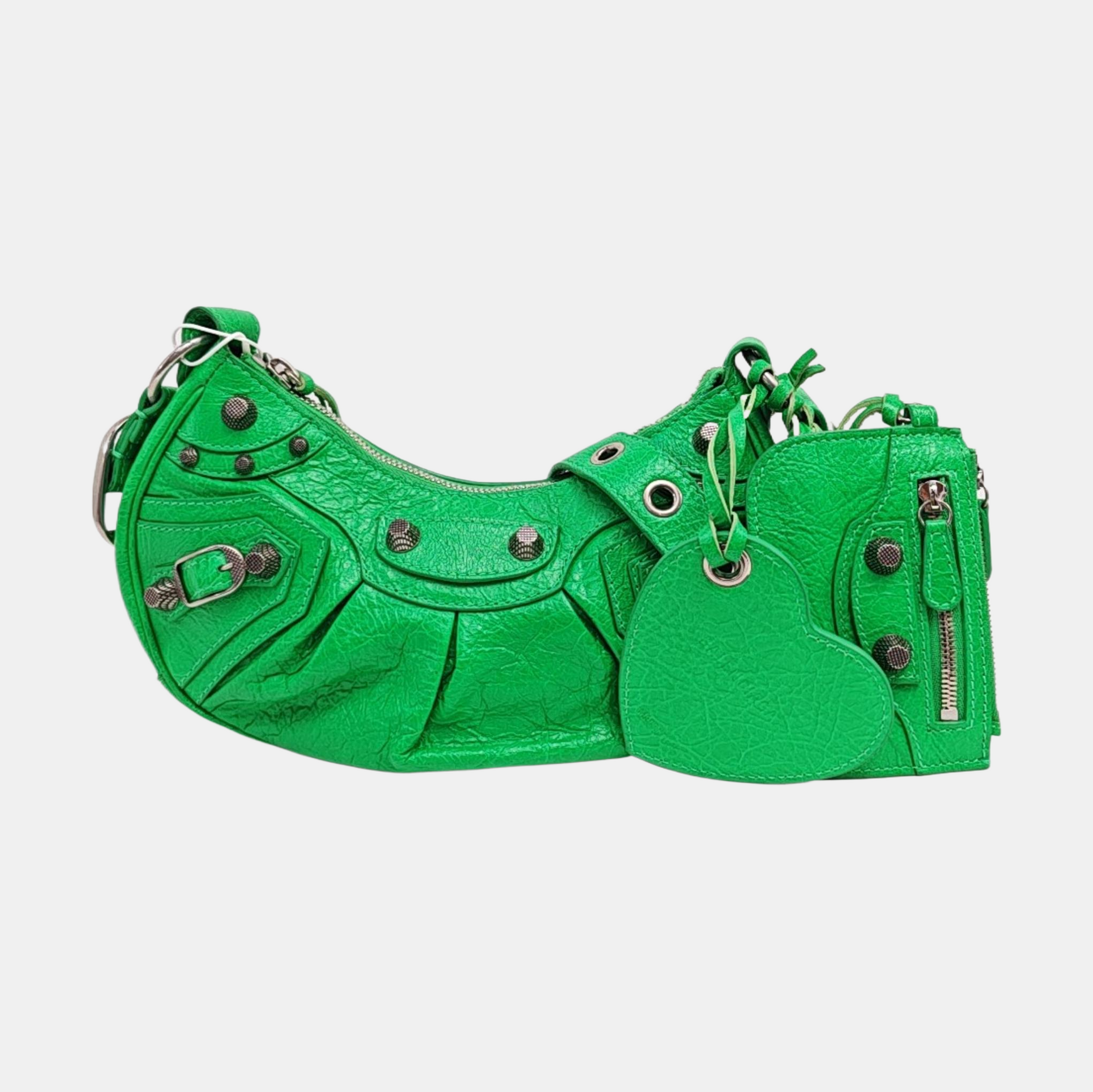 Le Cagole Mini Lambskin Green