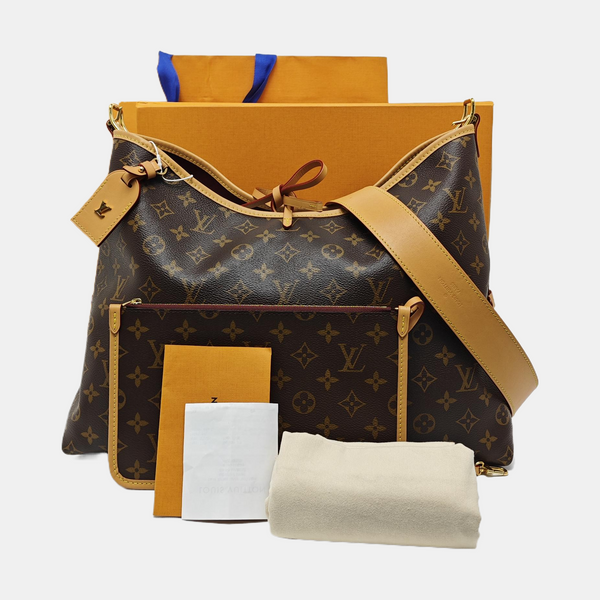 CARRYALL MM Monogram Coated Canvas Brown