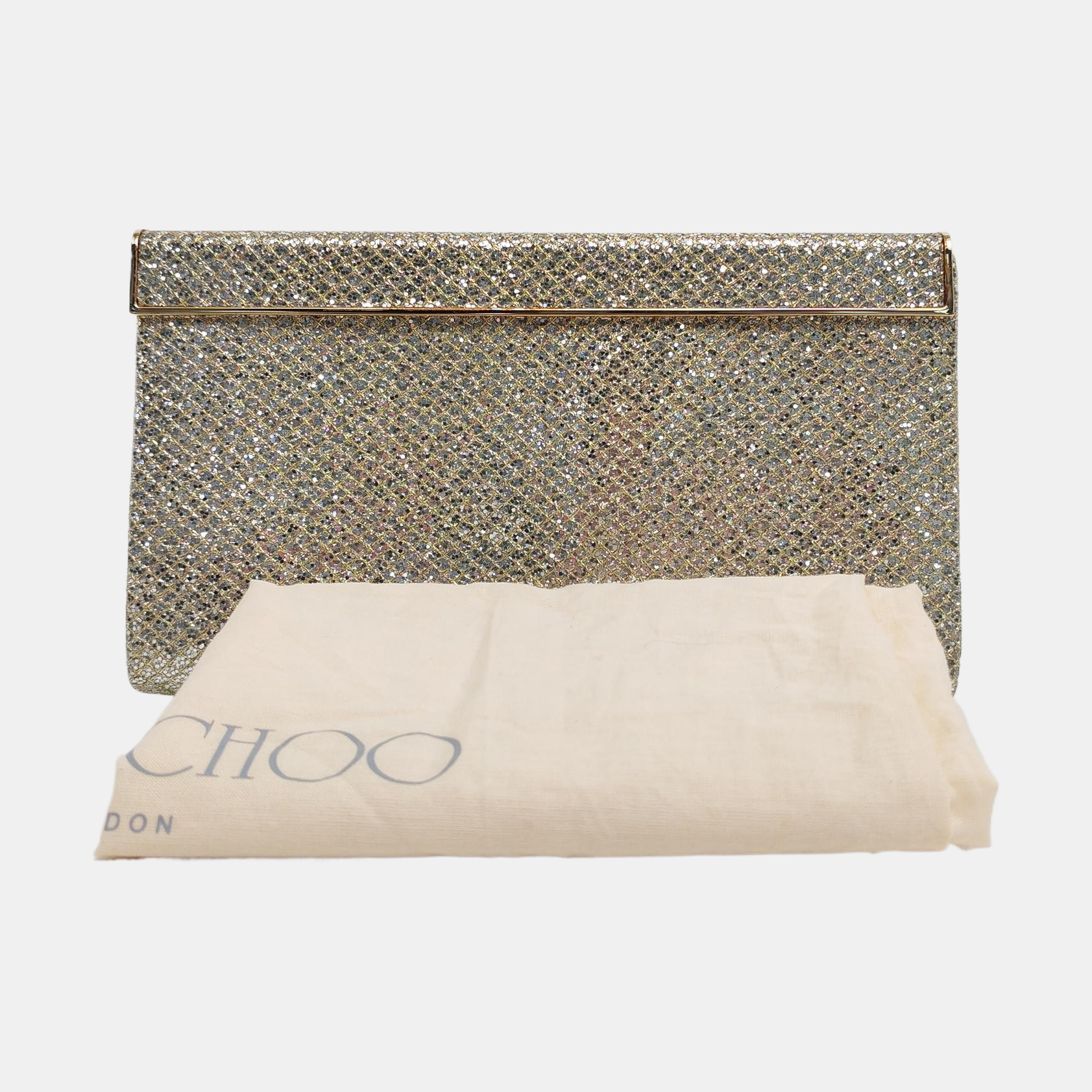 Special Material Clutch Beige
