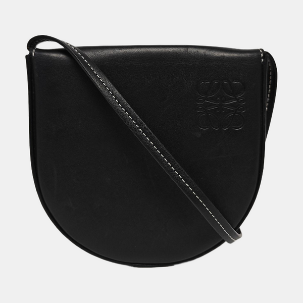 Heel Small Calfskin Black