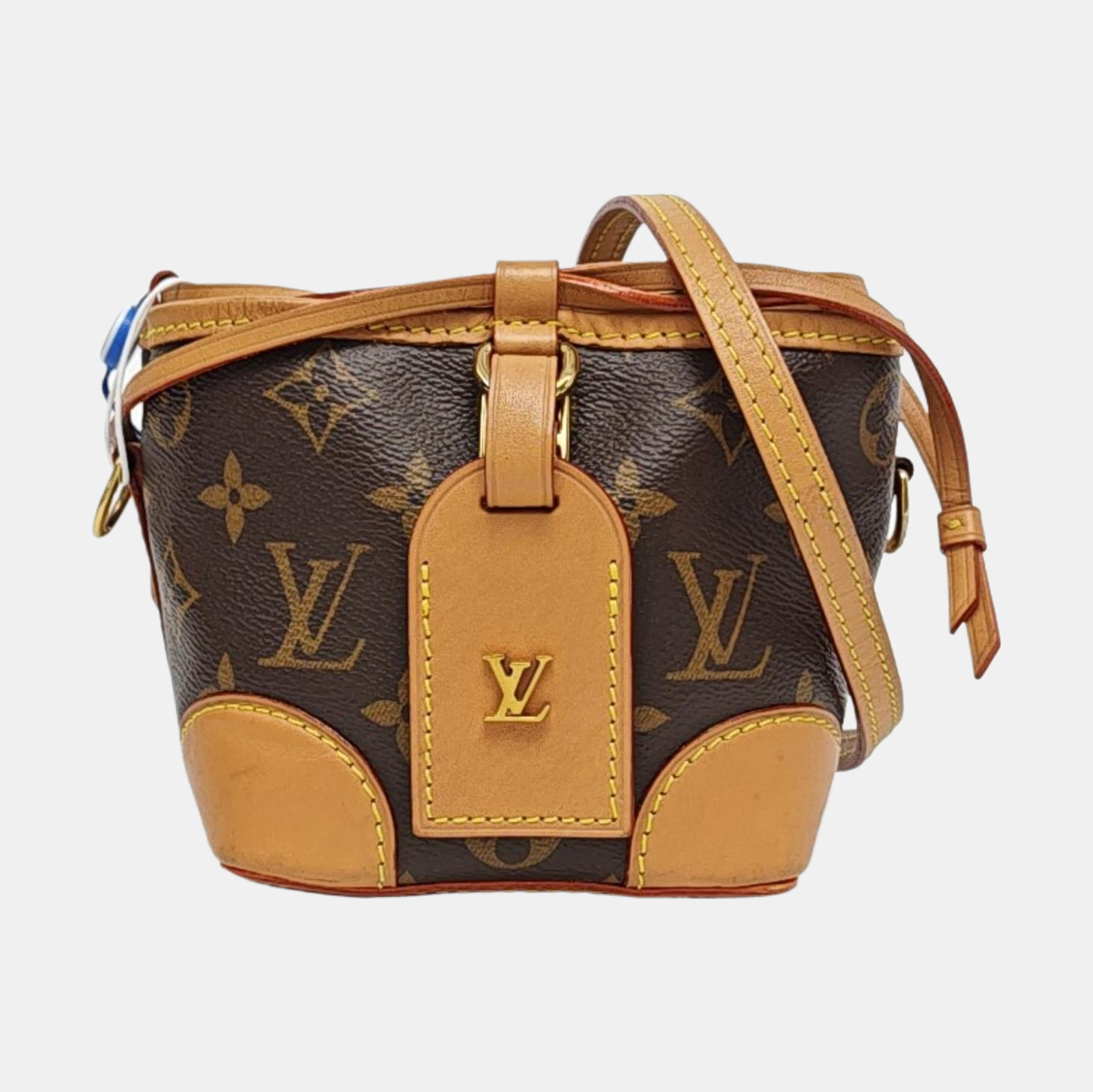 NOÉ Mini Monogram Coated Canvas Brown