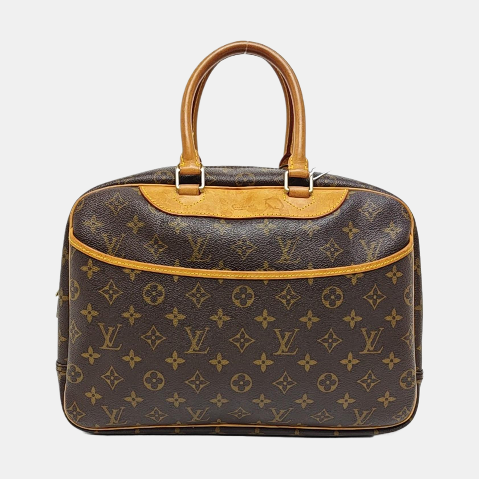 DEAUVILLE Monogram Coated Canvas Brown
