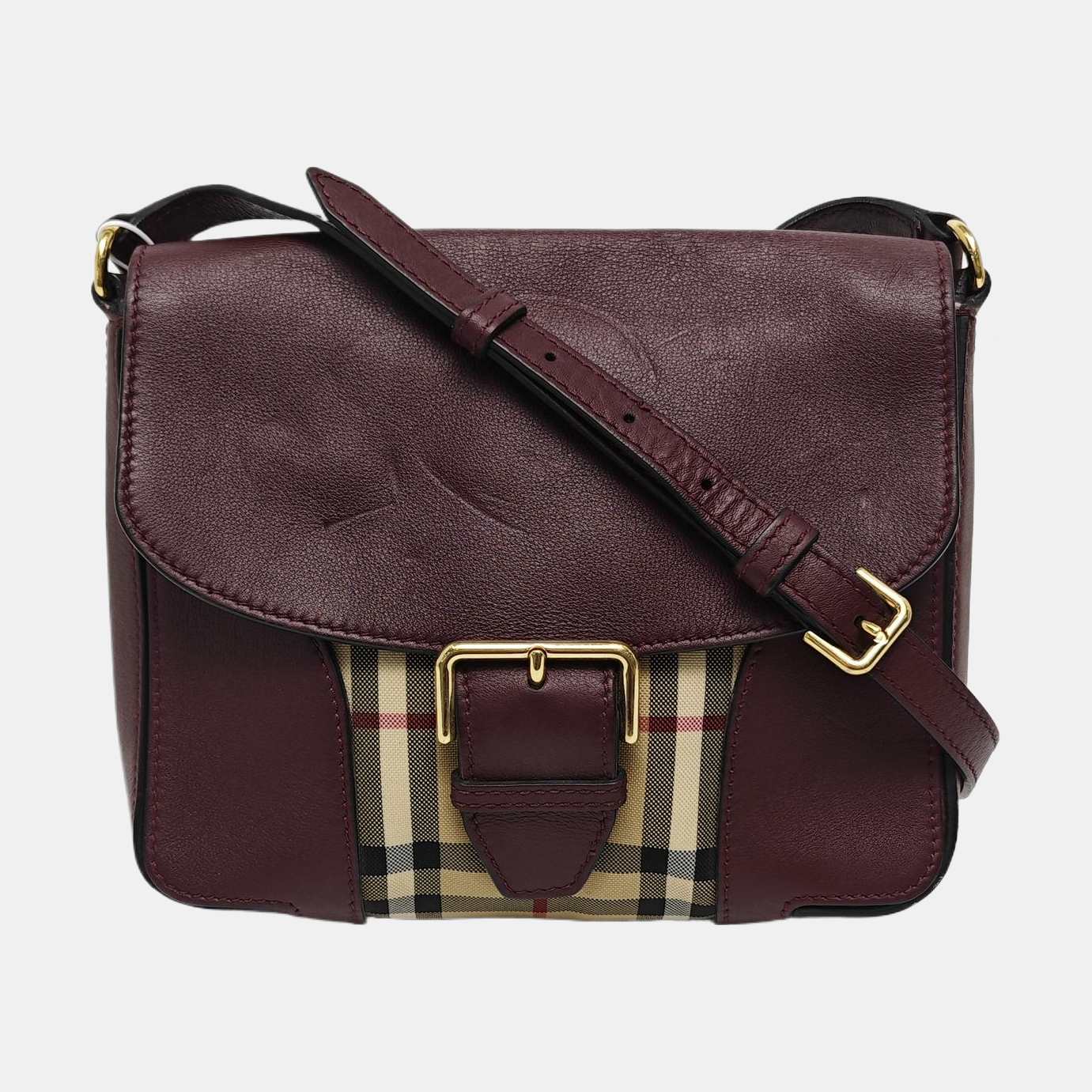 Calfskin Crossbody Bag Red