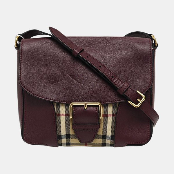 Calfskin Crossbody Bag Red