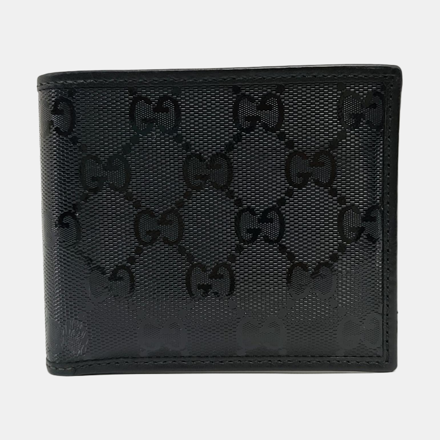 Monogram Coated Canvas Wallet Black