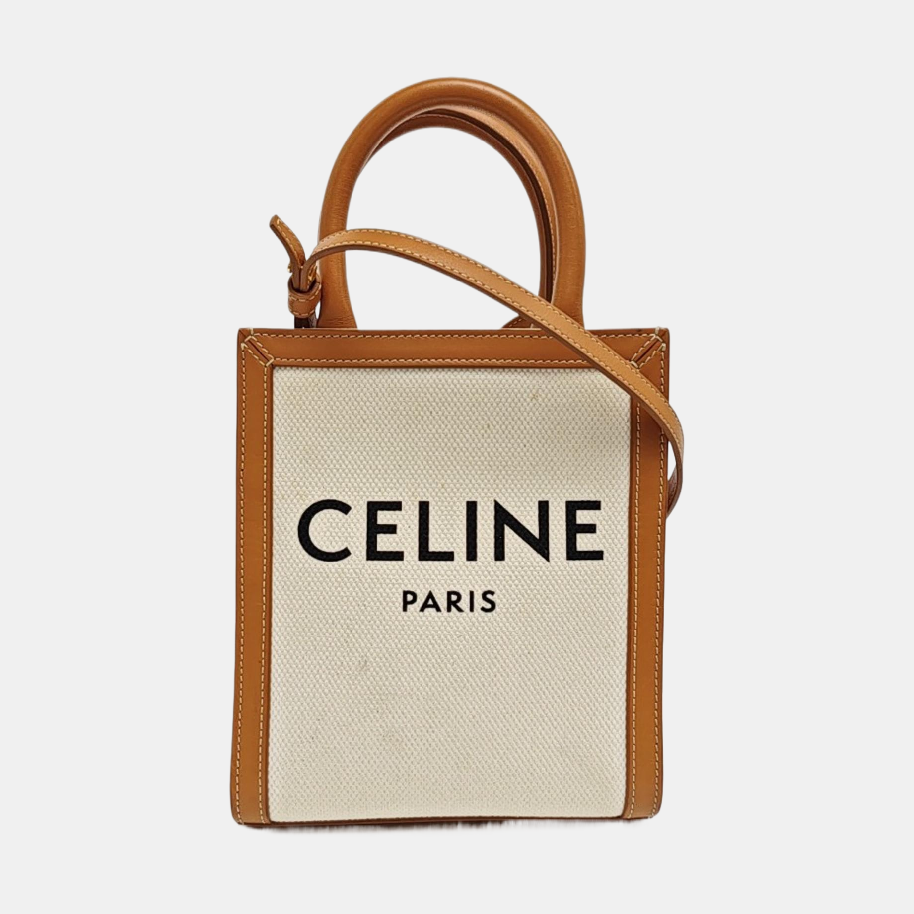 CABAS CELINE Mini Canvas White