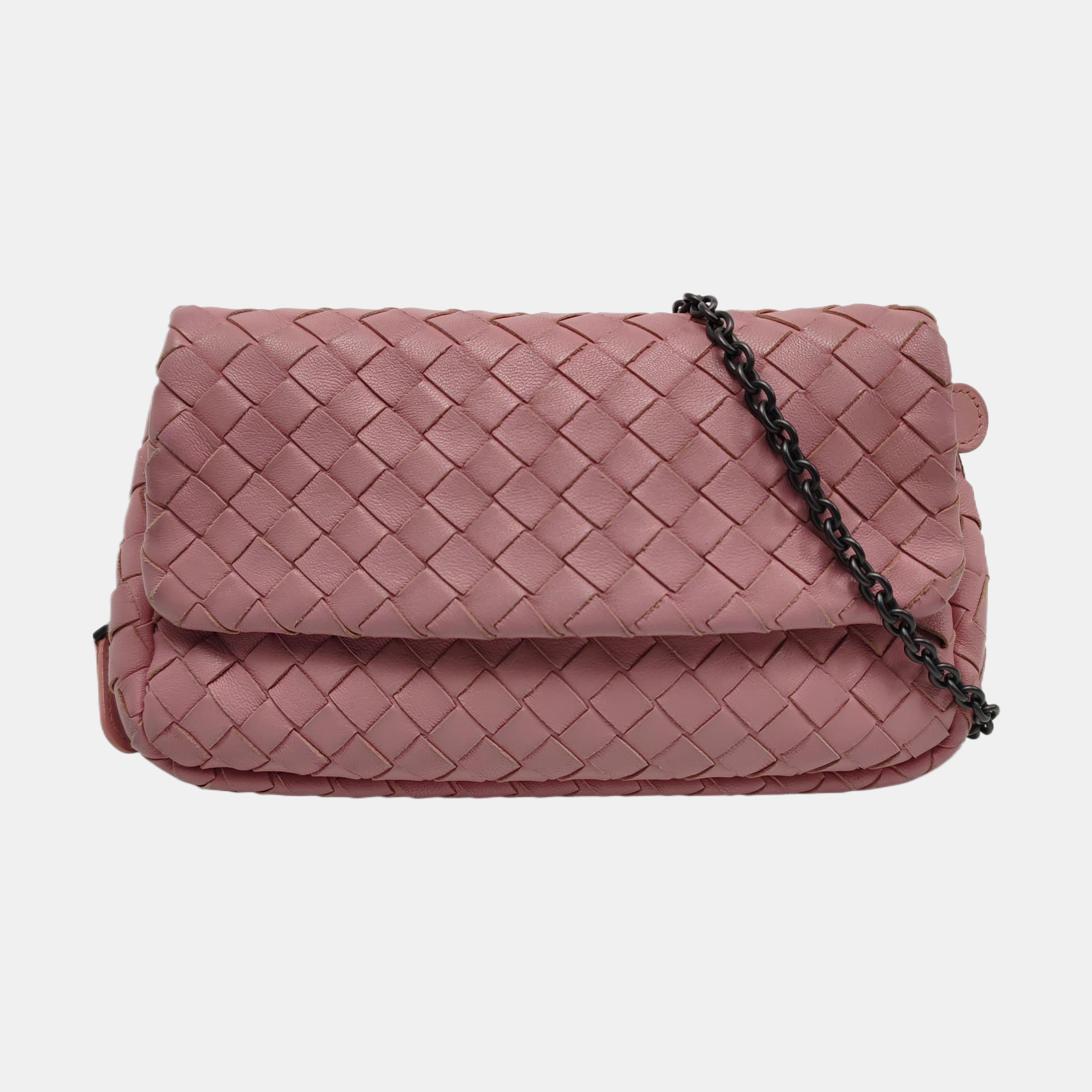 Lambskin Crossbody Bag Pink