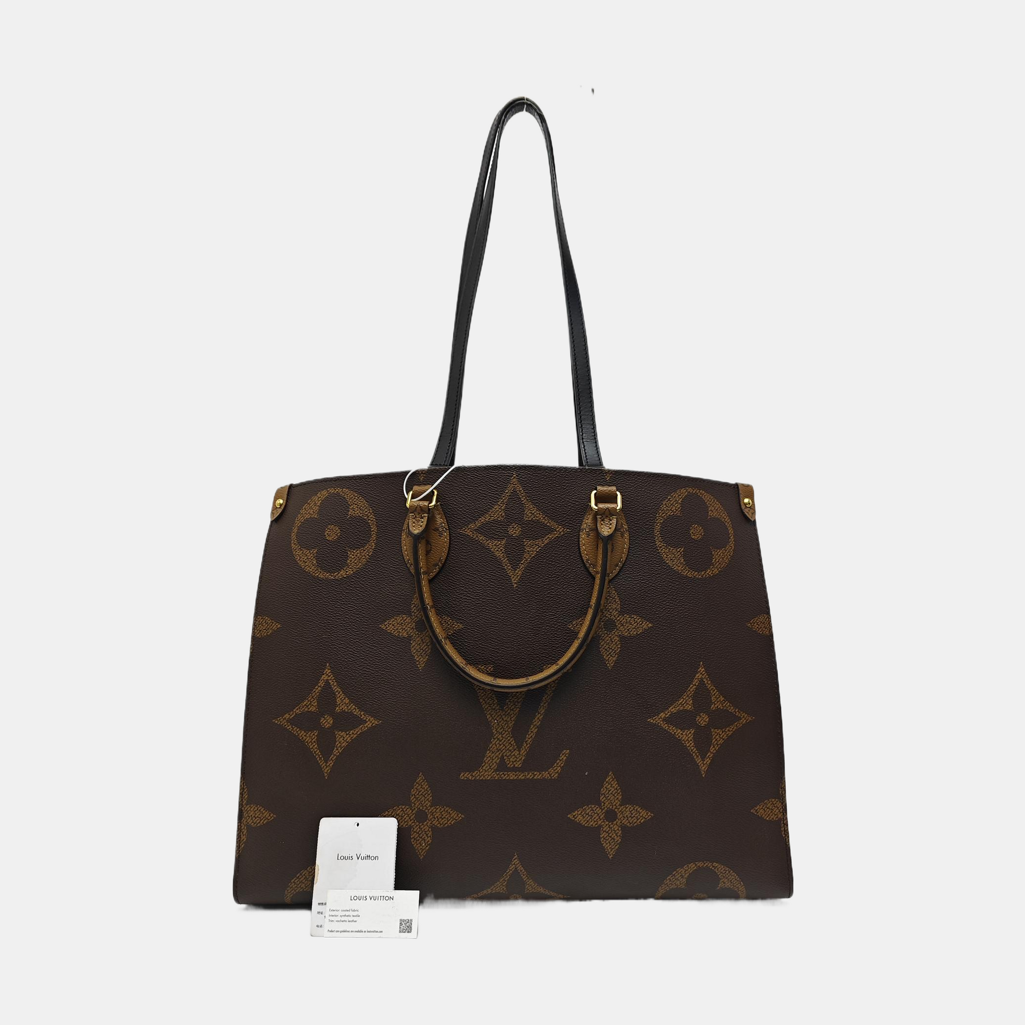 ONTHEGO GM Monogram Coated Canvas Brown