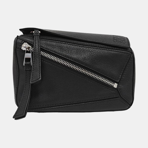Puzzle Mini Calfskin Black