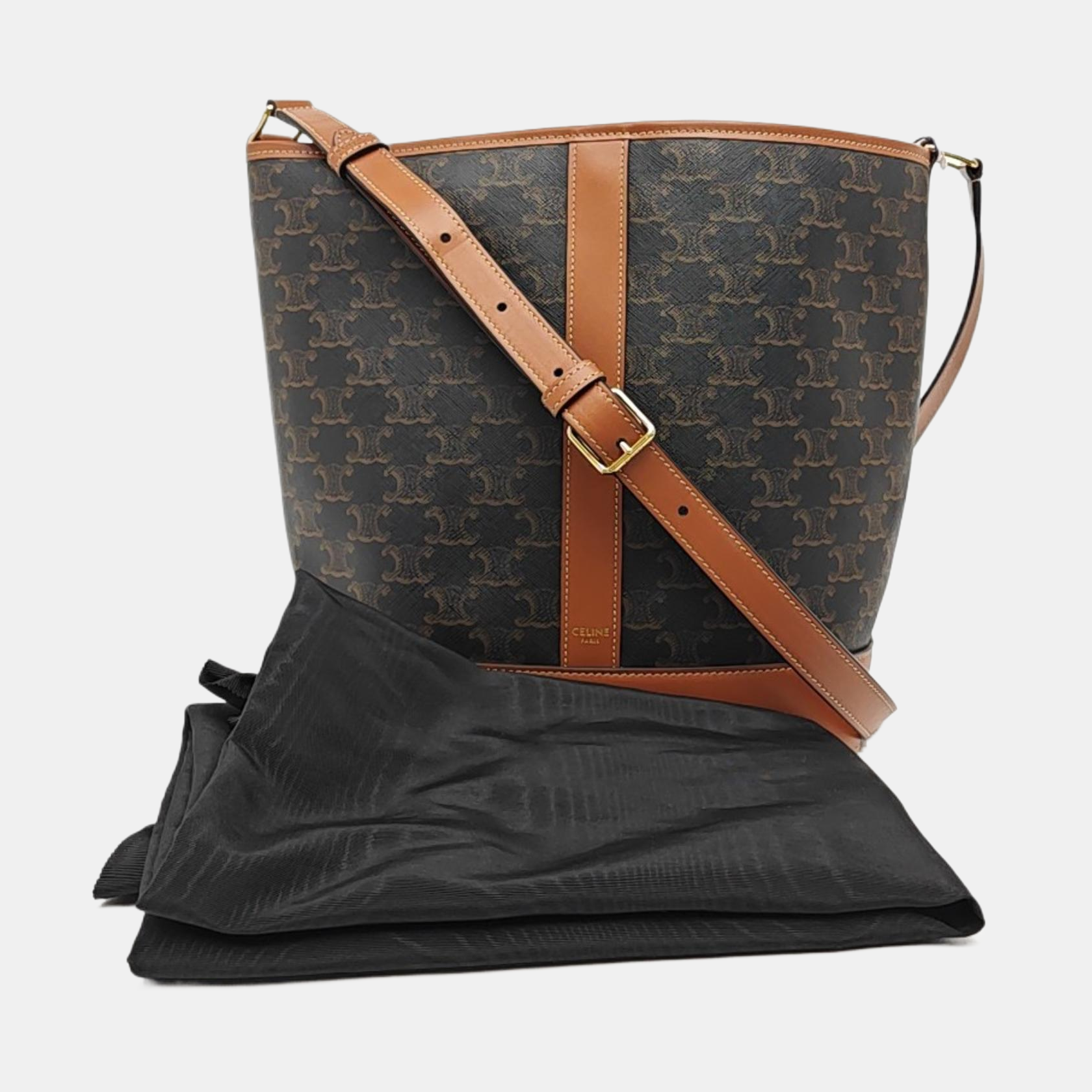 TRIOMPHE CANVAS Medium Coated Canvas Brown