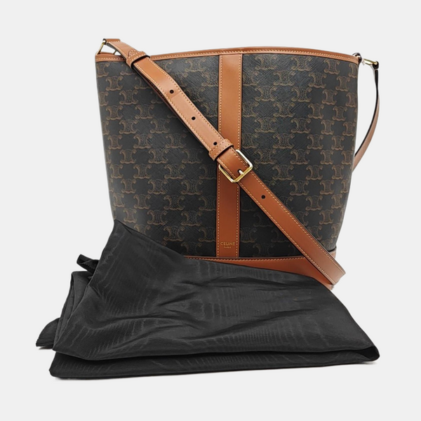 TRIOMPHE CANVAS Medium Coated Canvas Brown