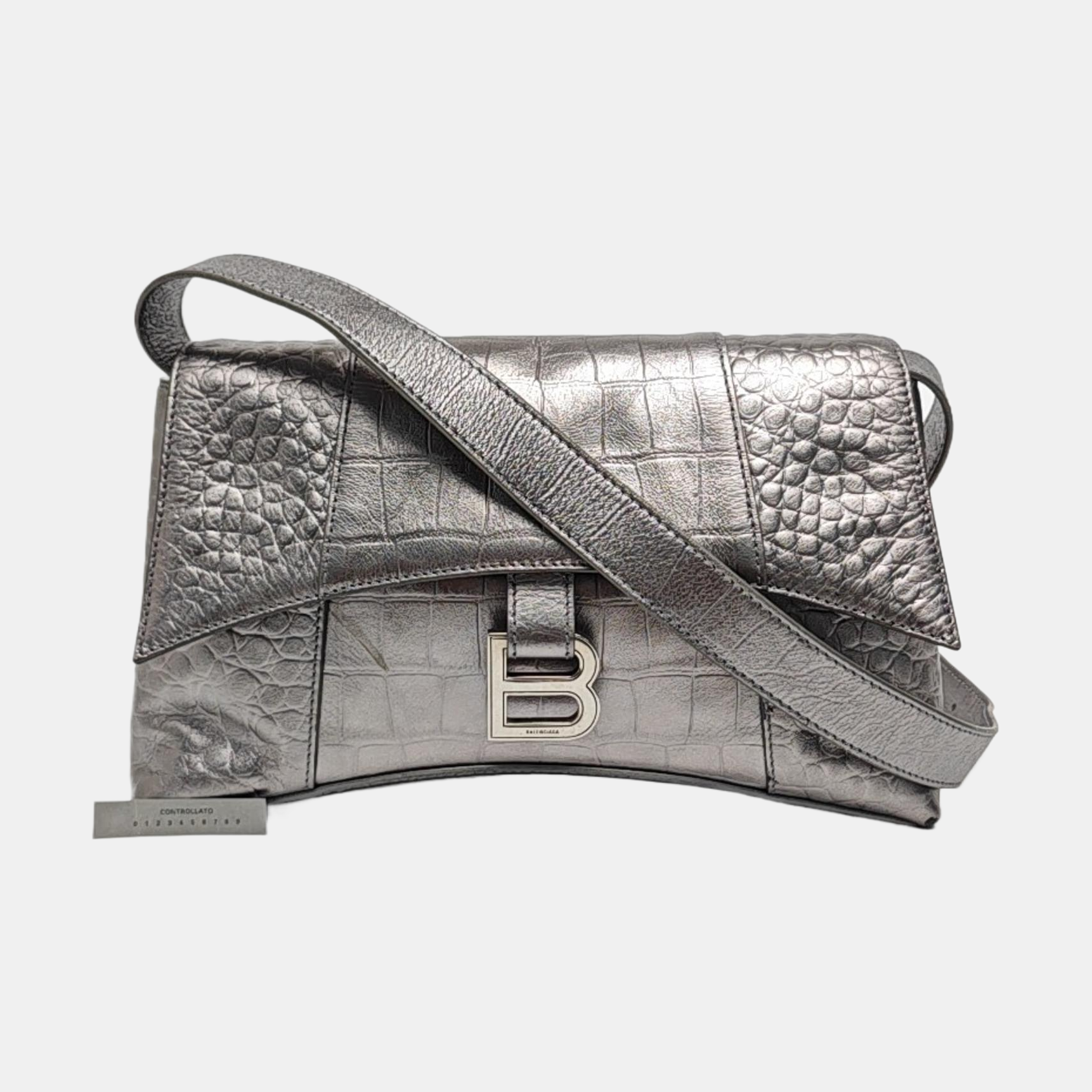 Downtown Calfskin Silver