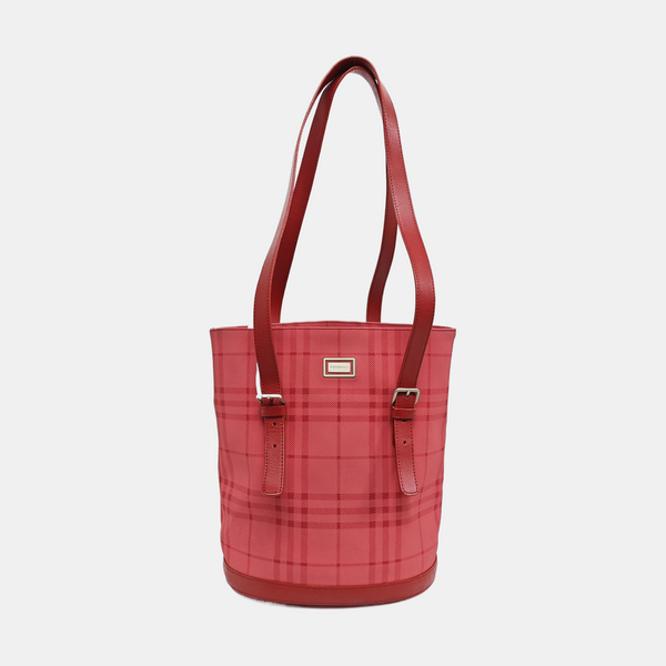 Special Material Shoulder Bag Red