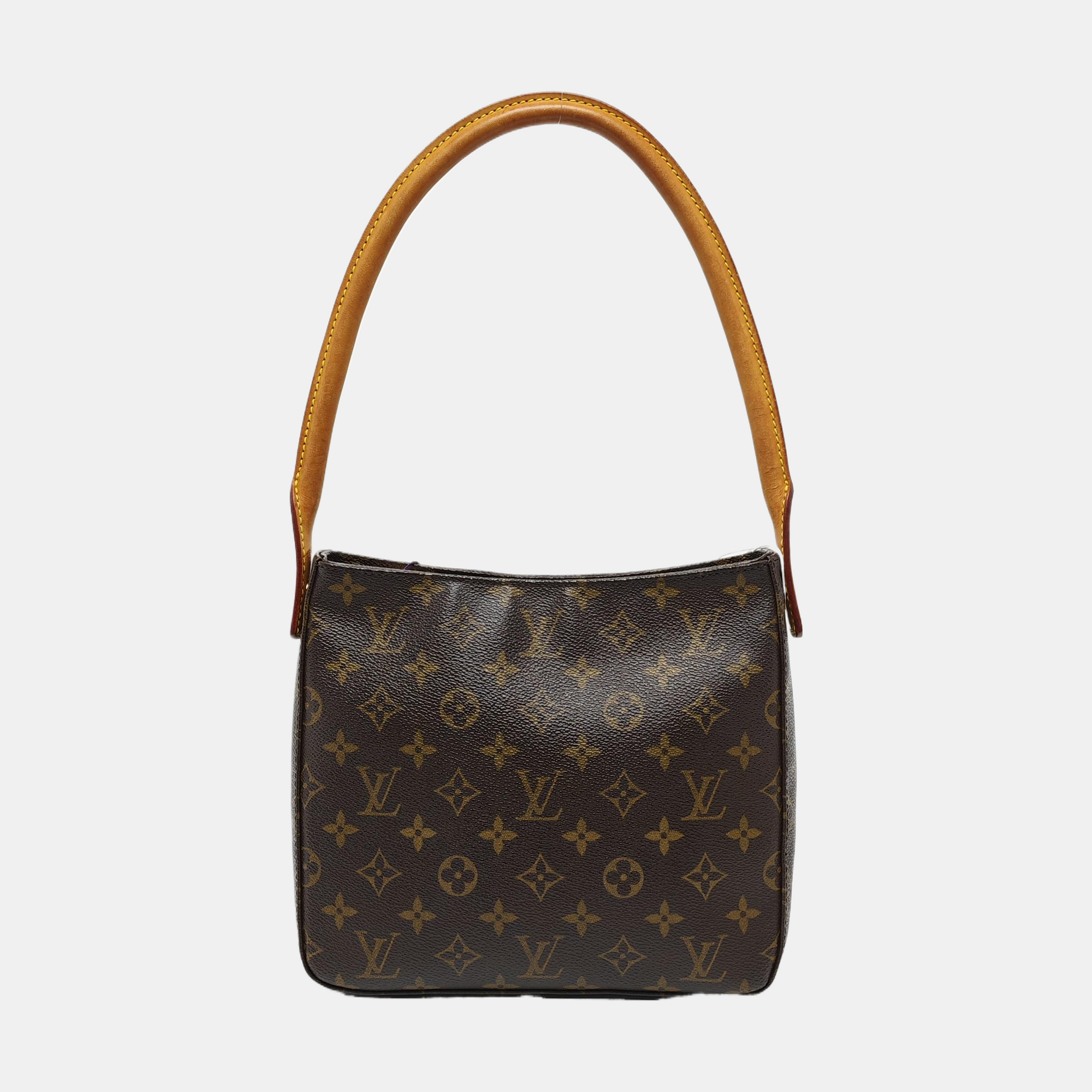 LOOPING MM Monogram Coated Canvas Brown