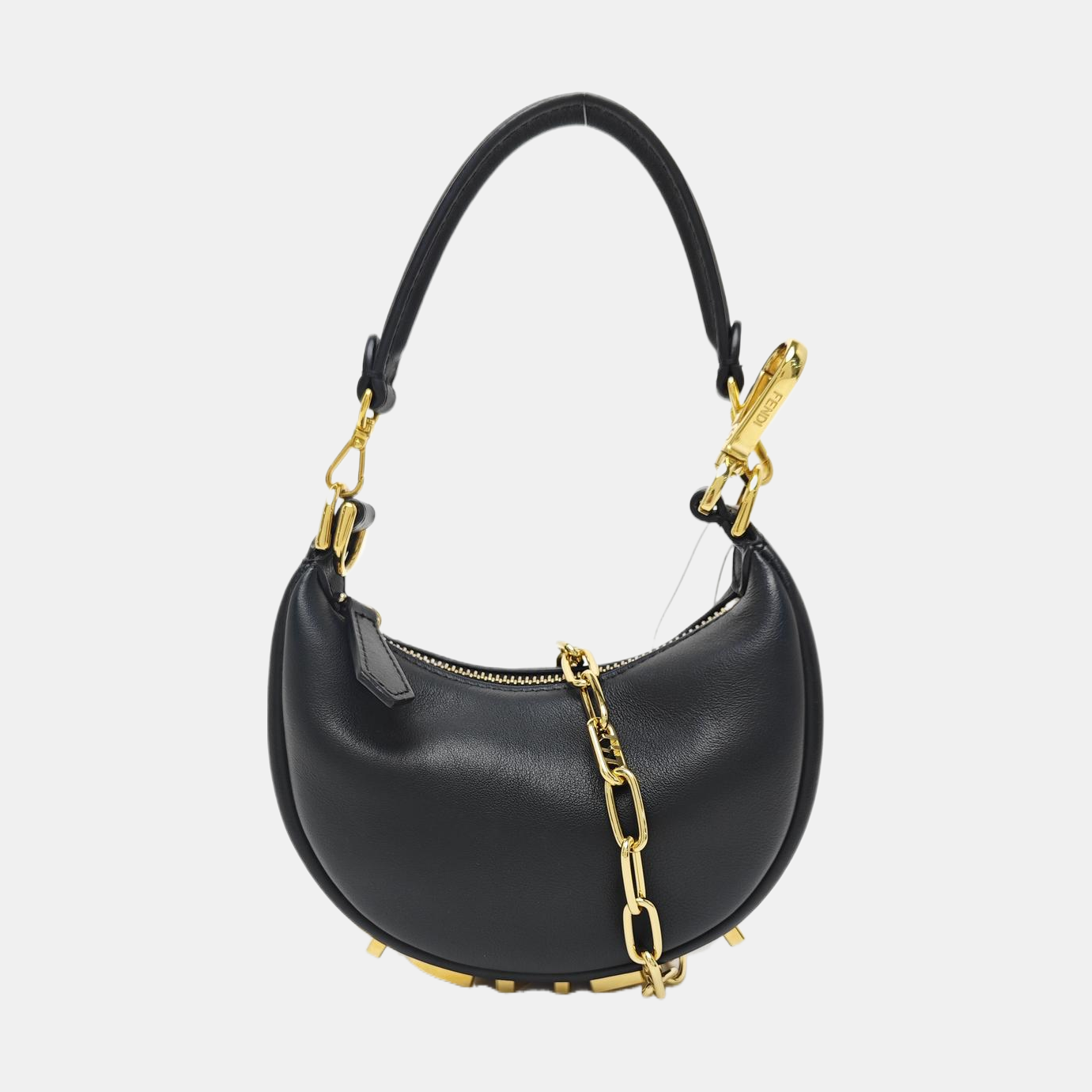 Calfskin Shoulder Bag Black