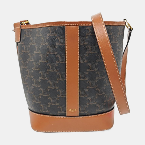 TRIOMPHE CANVAS Small Coated Canvas Brown