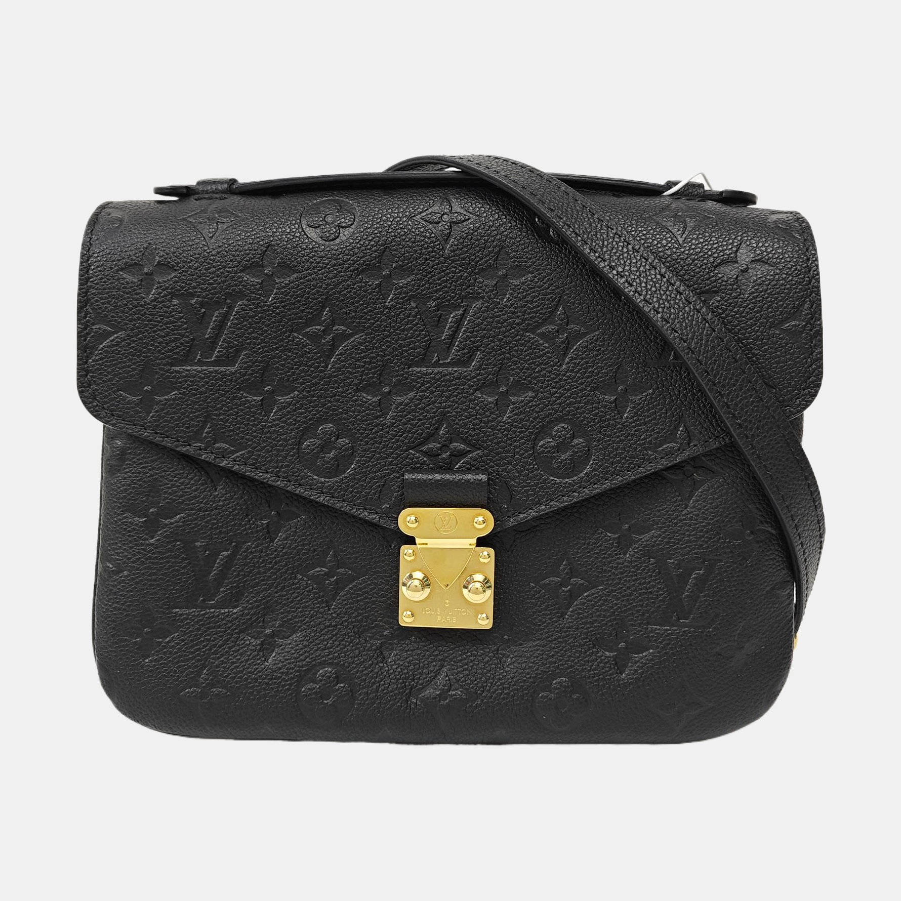 MÉTIS MM Monogram Calfskin Black