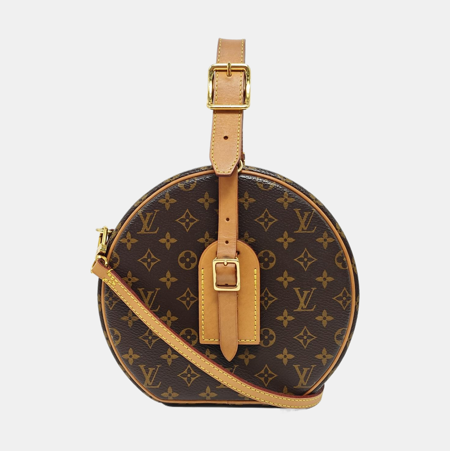 BOITE CHAPEAU PM Monogram Coated Canvas Brown
