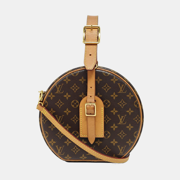 BOITE CHAPEAU PM Monogram Coated Canvas Brown