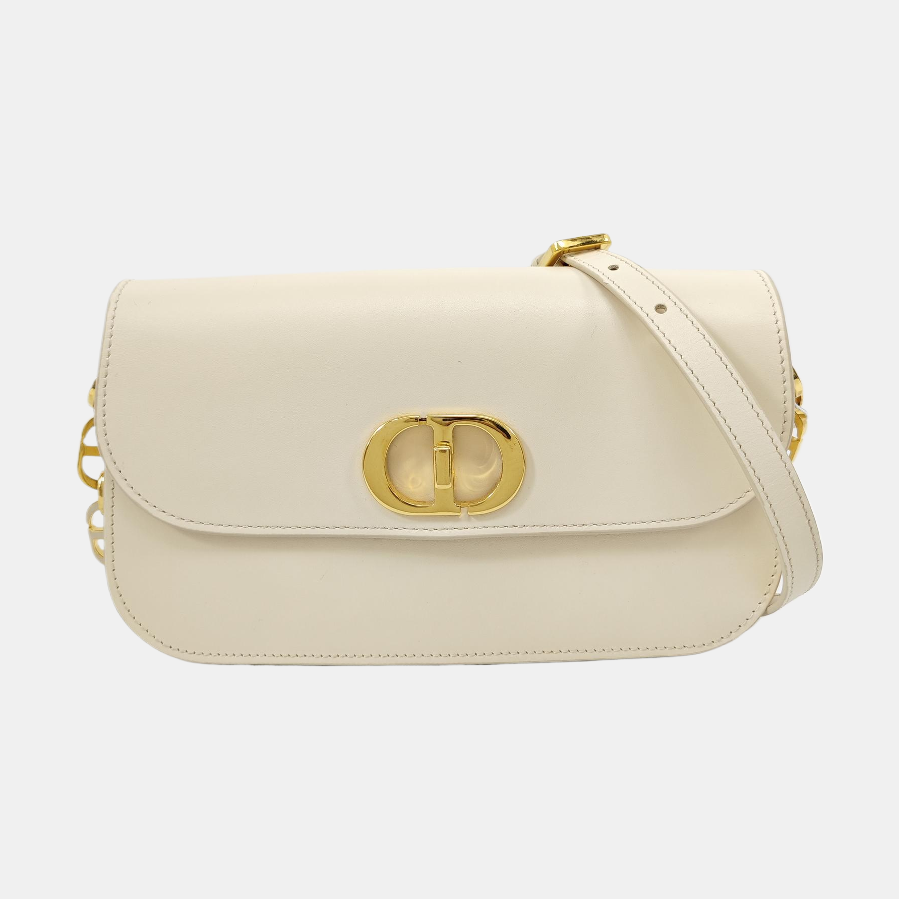 Bobby Medium Calfskin White