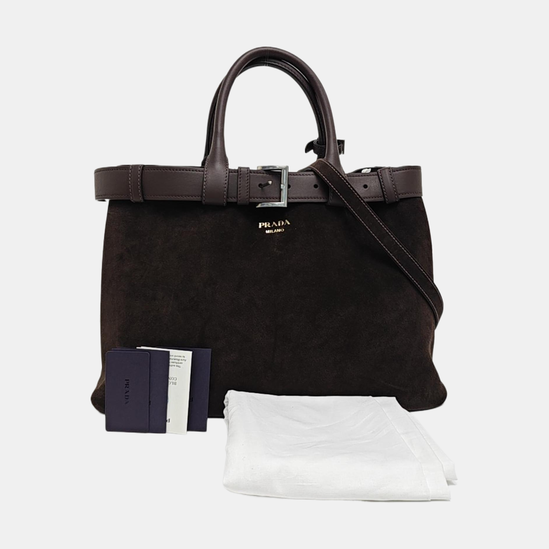 Buckle Suede Brown