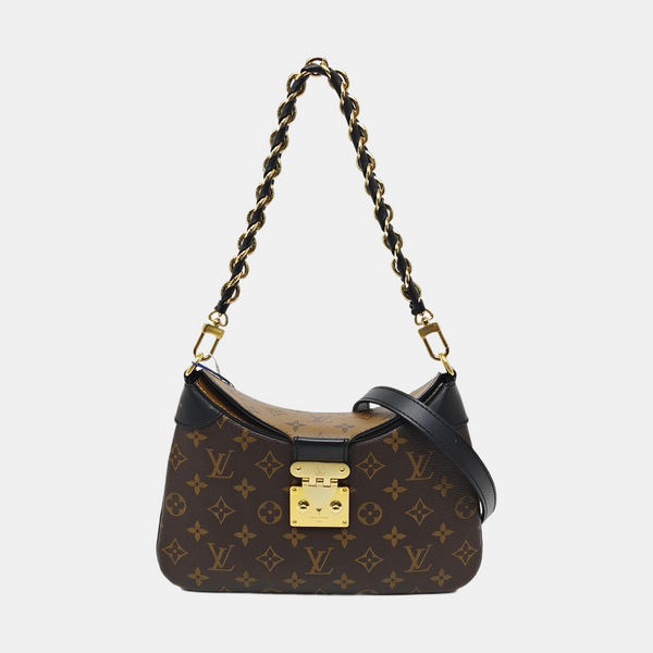 TWINNY Monogram Coated Canvas Brown