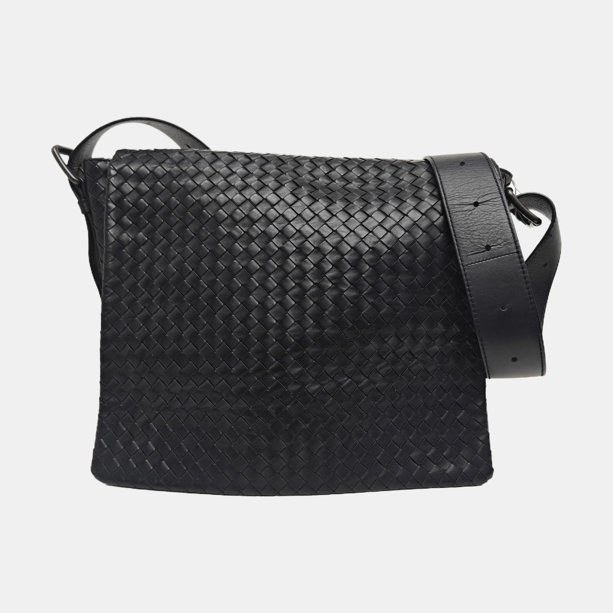Lambskin Shoulder Bag Black