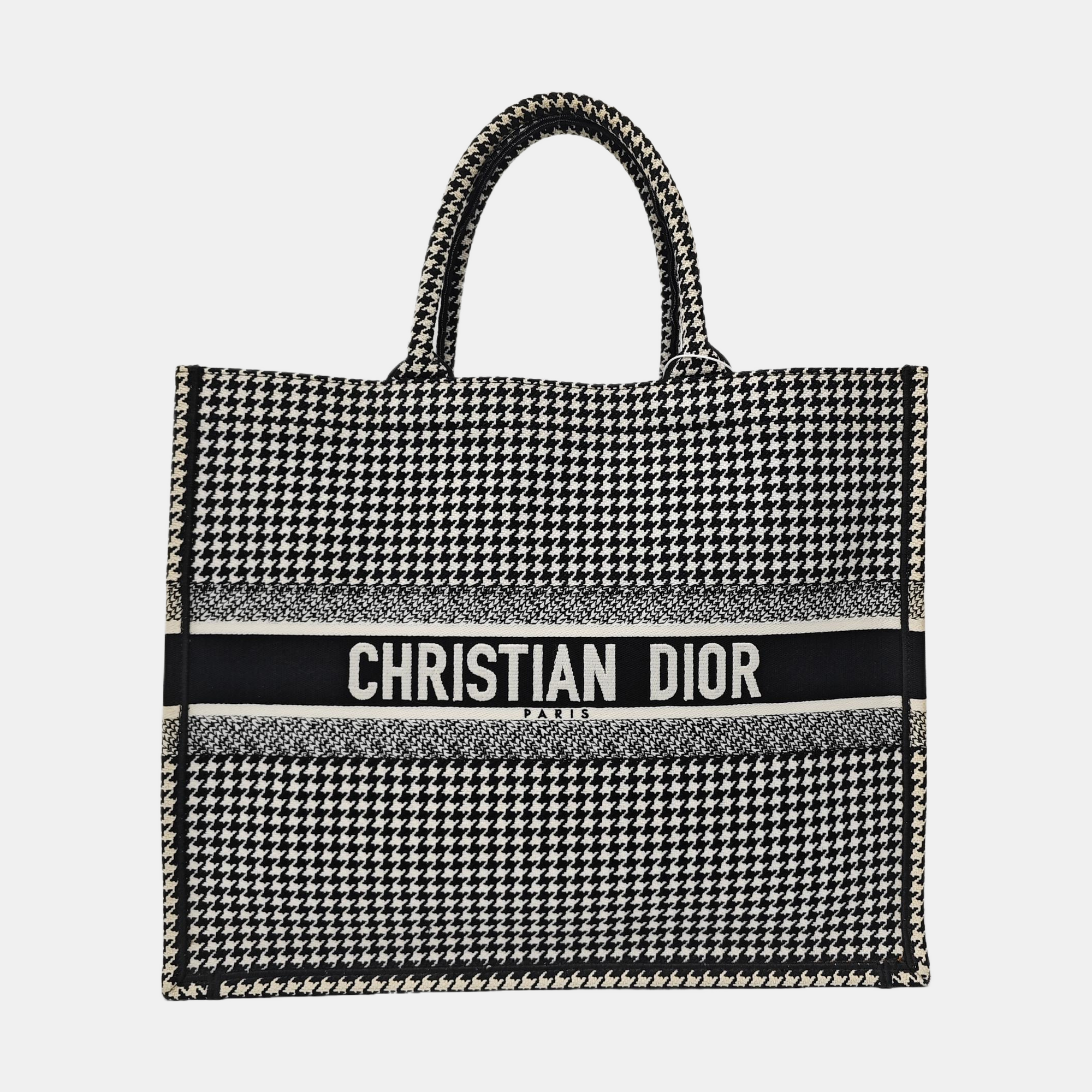 Book Tote Large Canvas Black
