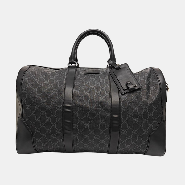 Monogram Coated Canvas Top Handle Bag Black