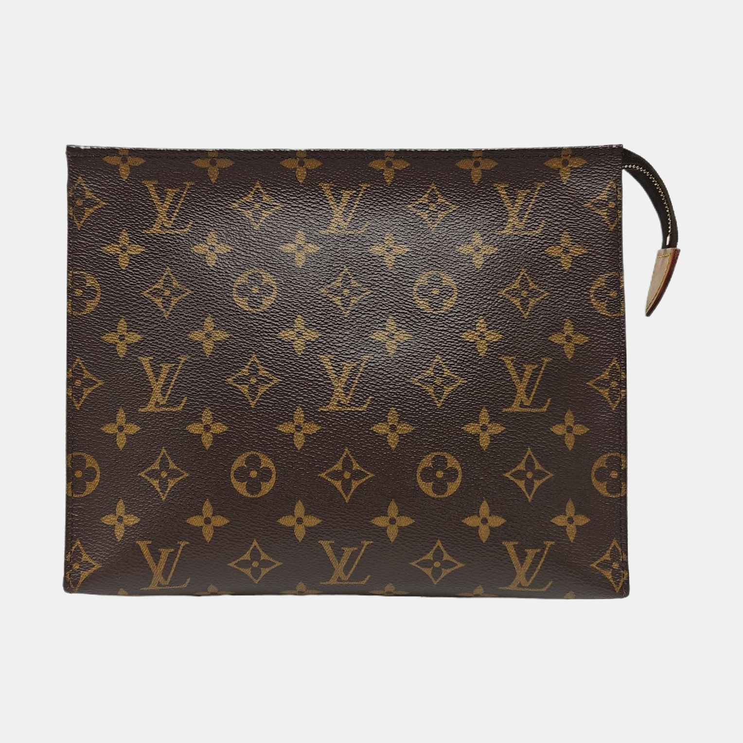 TOILET POCKET 26 Monogram Coated Canvas Brown