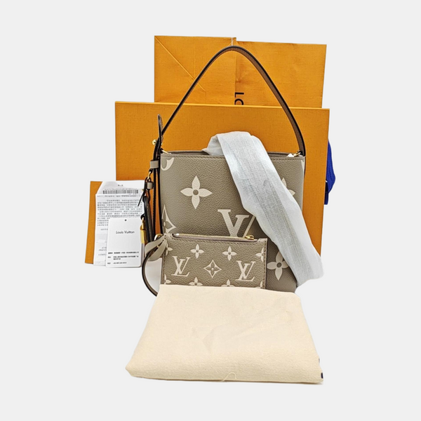 ALL IN BB Monogram Calfskin Gray