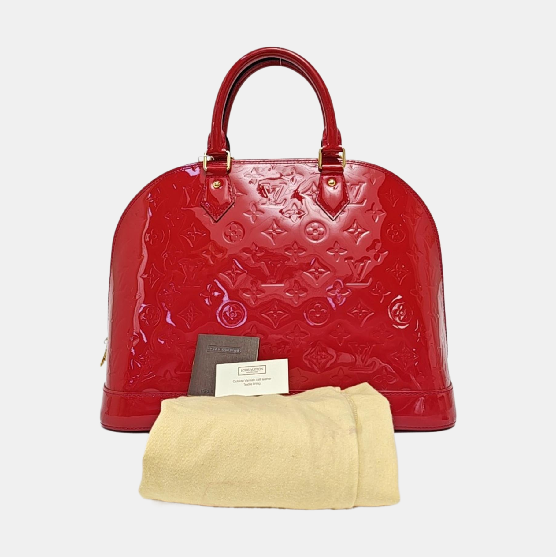 ALMA MM Patent Leather Red