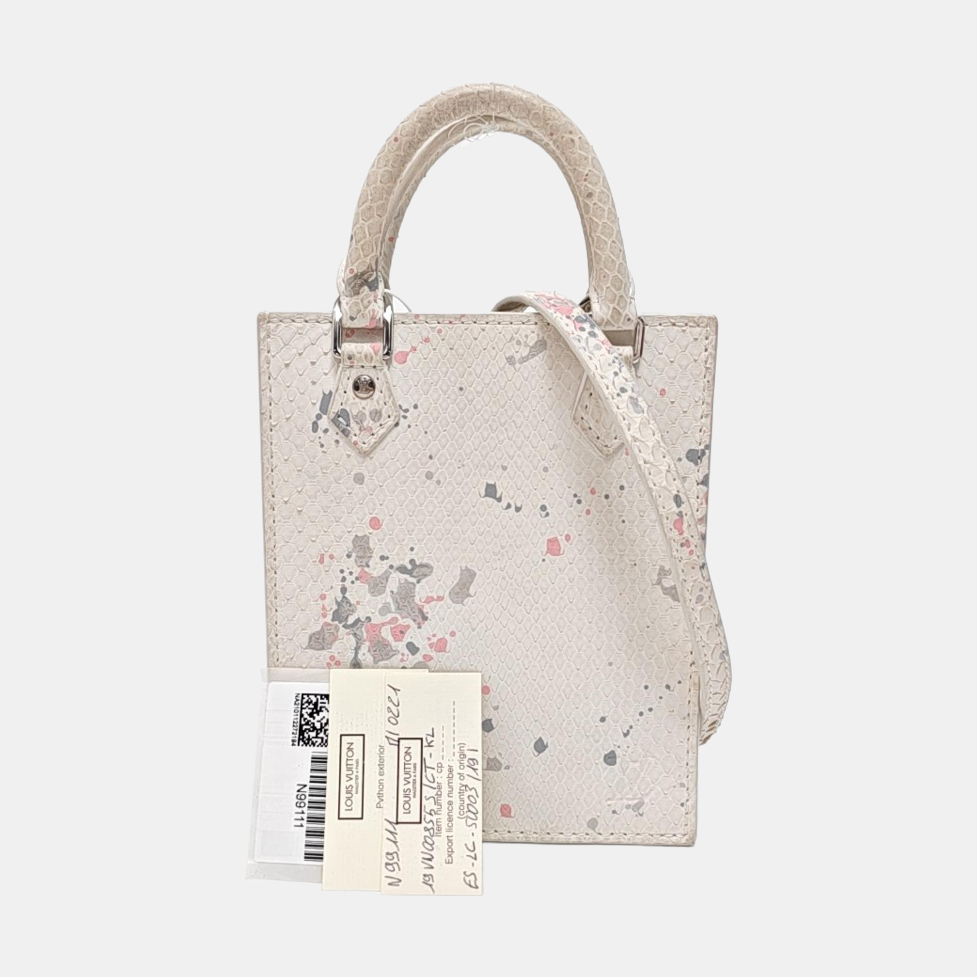 SAC PLAT Mini Python White