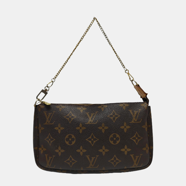 ACCESSOIRES Monogram Coated Canvas Brown