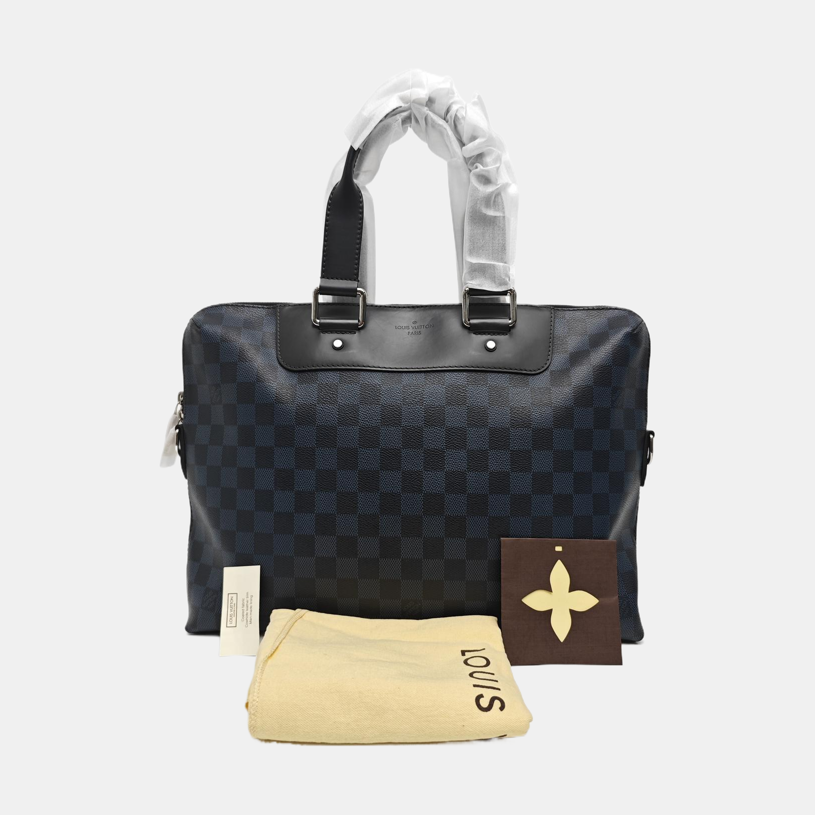 JOUR Damier Coated Canvas Blue