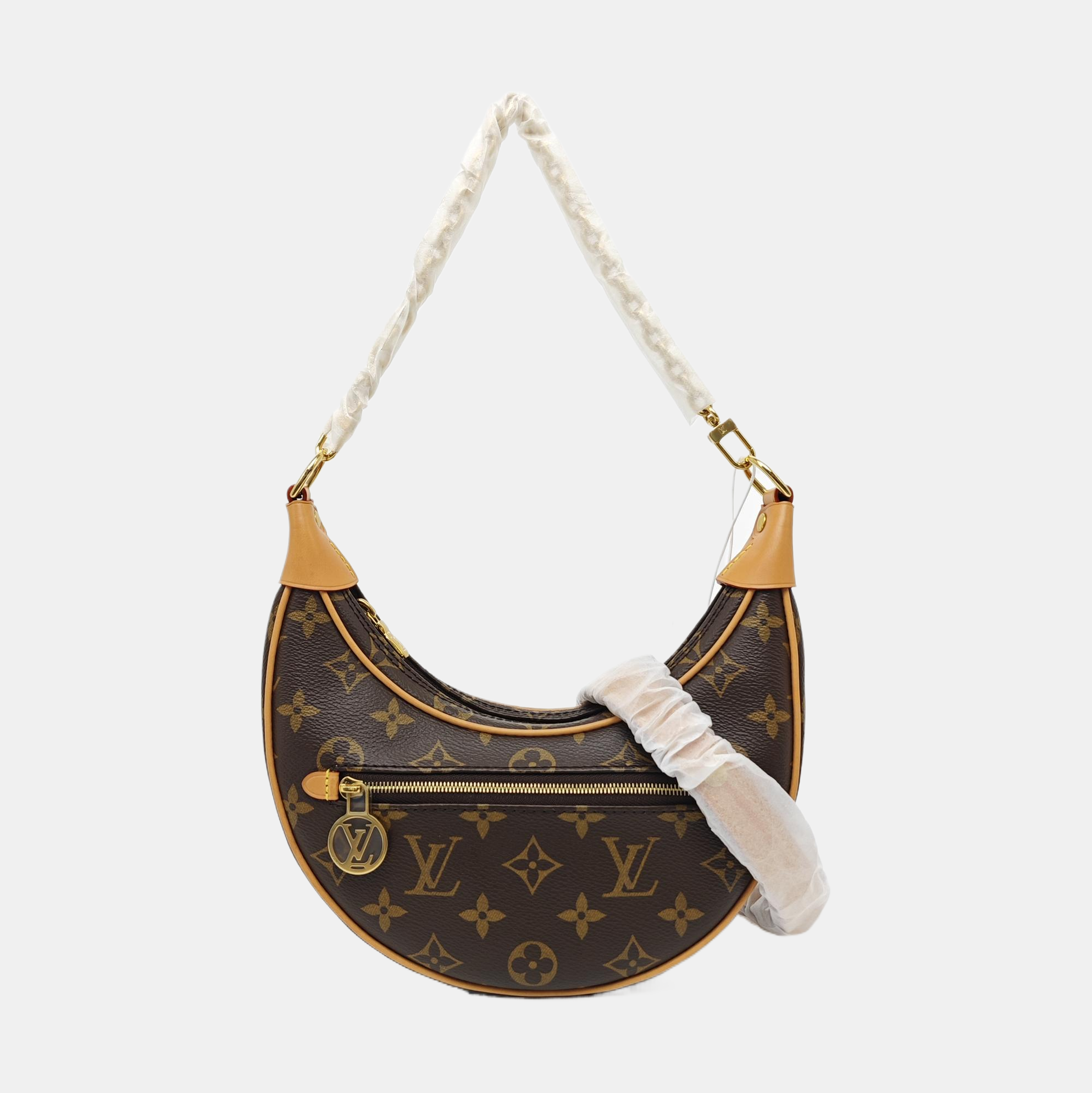 LOOP Monogram Coated Canvas Brown