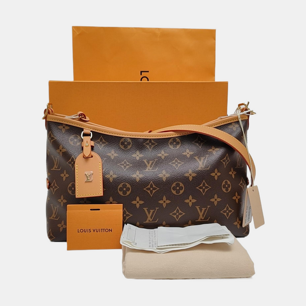 CARRYALL MM Monogram Coated Canvas Brown