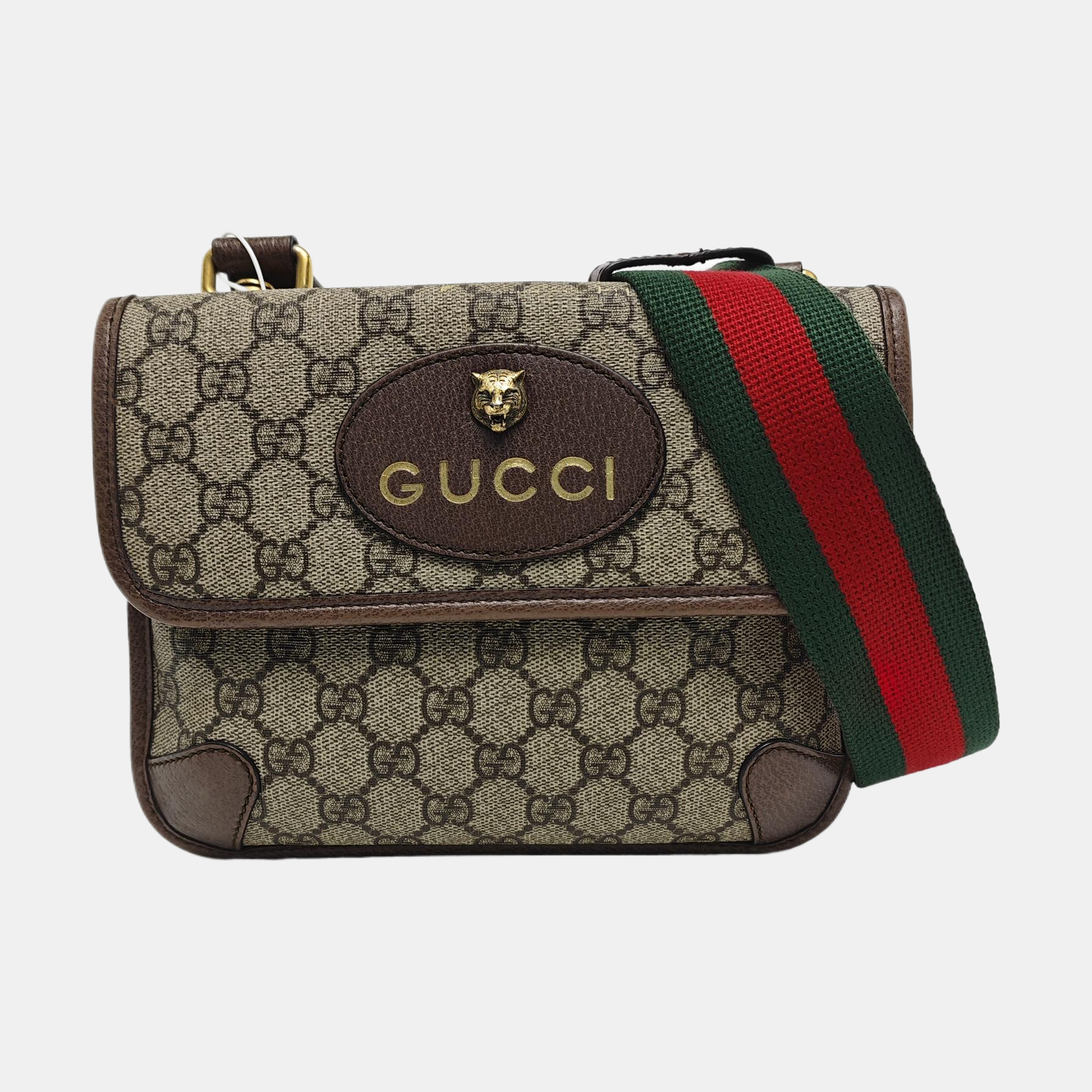 Neo Vintage Small Monogram Coated Canvas Beige