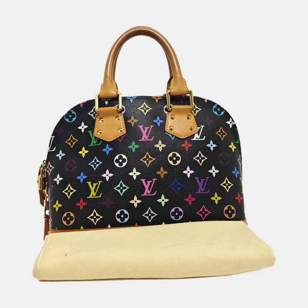 LV × TM ALMA PM Monogram Coated Canvas Black