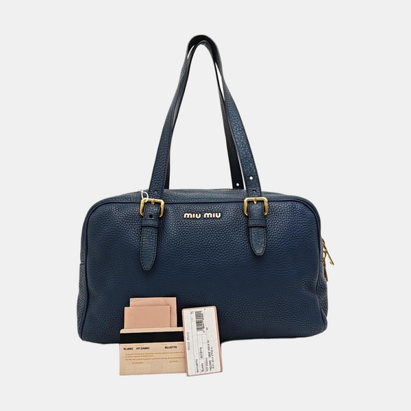 Vitello Calfskin Blue