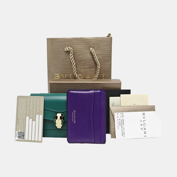 SERPENTI FOREVER Calfskin Green