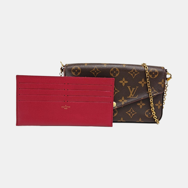 FÉLICIE Monogram Coated Canvas Brown