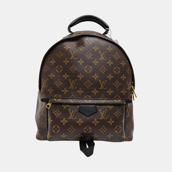Monogram Coated Canvas Backpack Brown