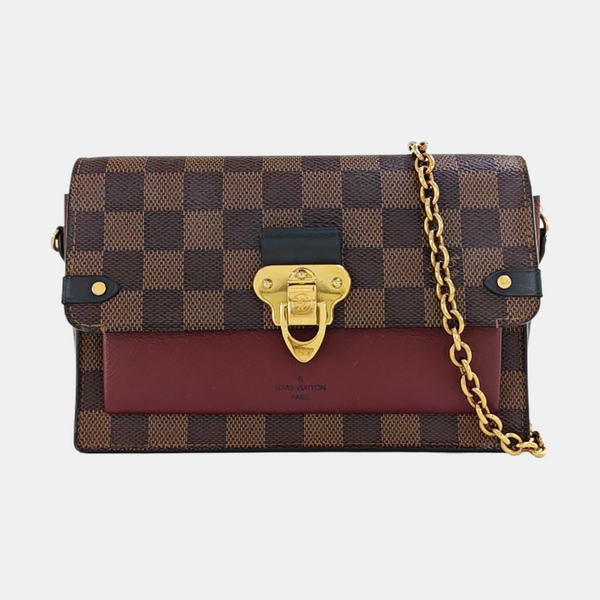 VAVIN Damier Ebene Coated Canvas Brown