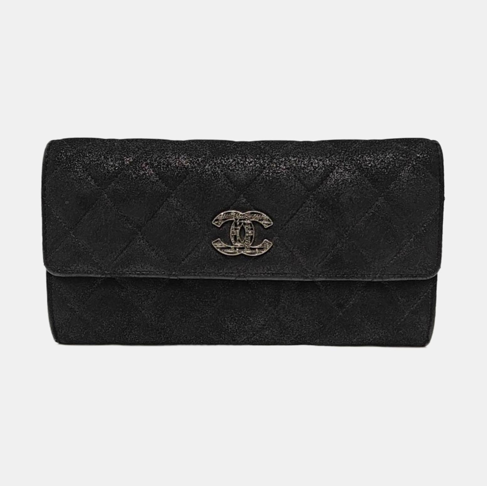 Quilted Lambskin Wallet Black