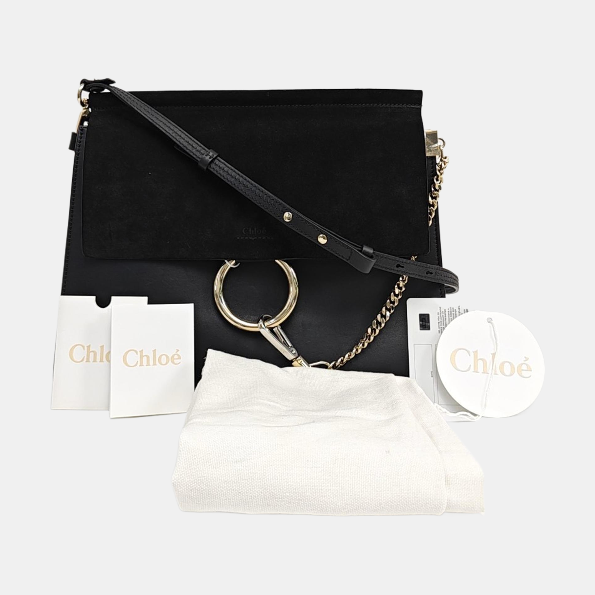 Faye Medium Calfskin Black