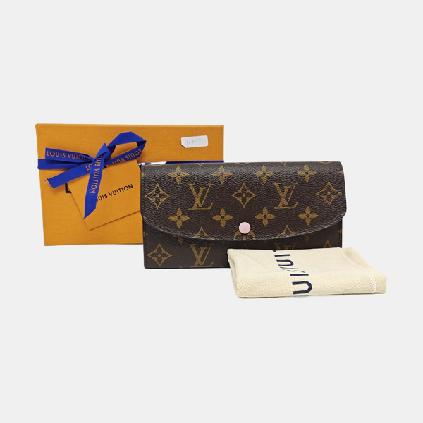 EMILIE Monogram Coated Canvas Brown