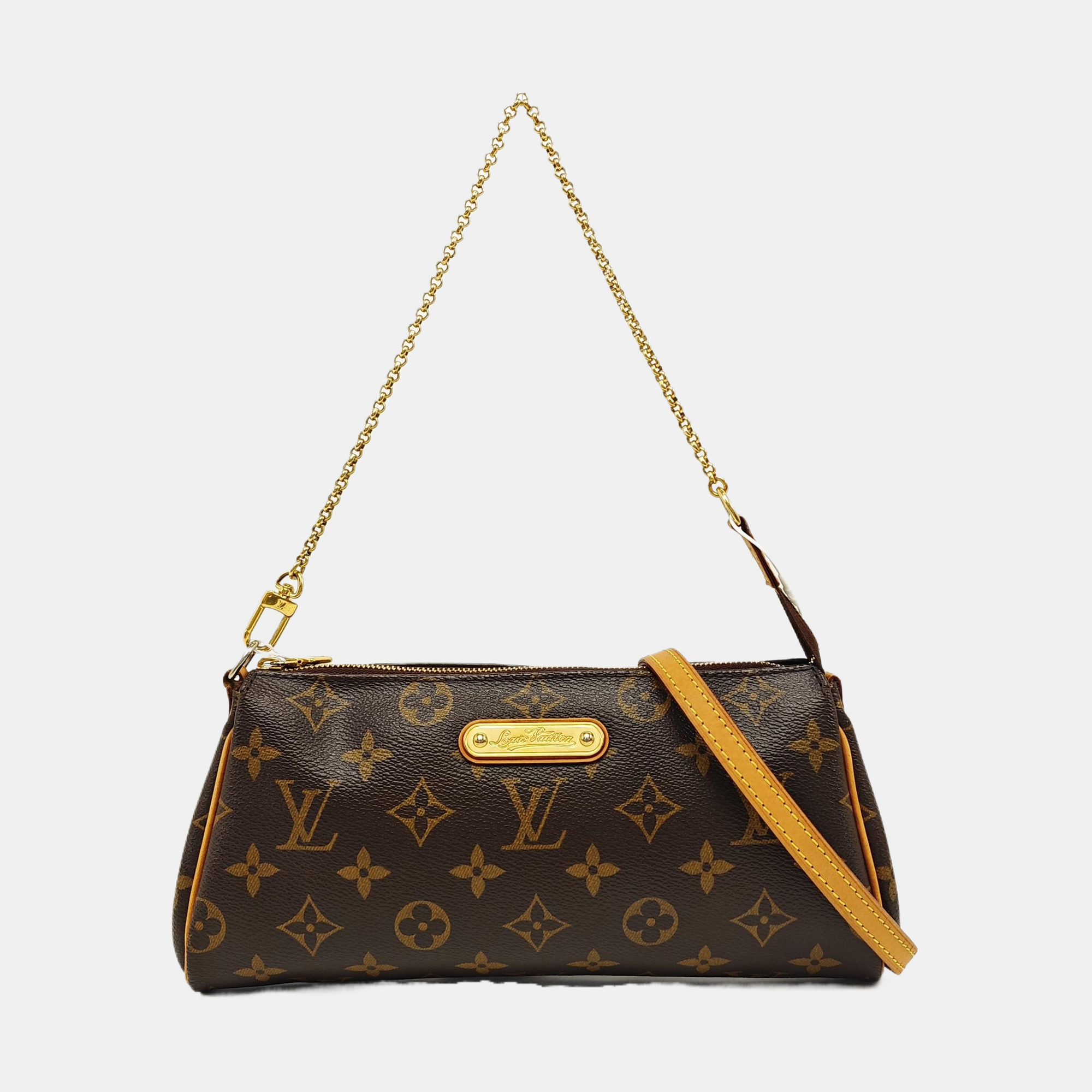 EVA Monogram Coated Canvas Brown